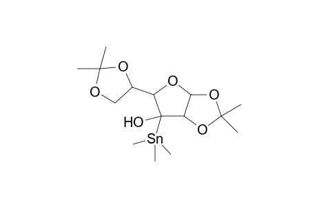 1,2:5,6-Di-O-Isopropylidene-3-C-trimethylstannyl-.alpha.,D-allofuranose