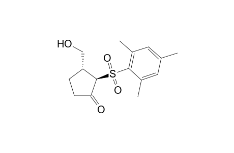 (2R,3R)-3-(Hydroxymethyl)-2-[(2,4,6-trimethylphenyl)sulfonyl]-1-cyclopentanone