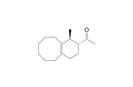 (r-9,t-10)-1-{9-Methylbicyclo[6.4.0]dodec-1(8)-en-10-yl}ethan-1-one