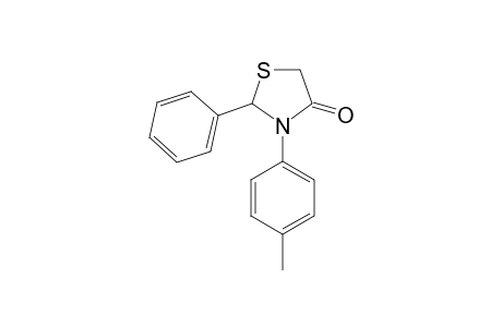 3-(4-Methylphenyl)-2-phenyl-1,3-thiazolidin-4-one
