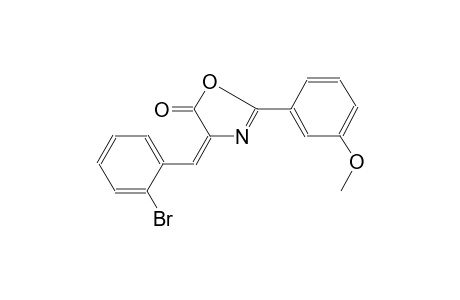 5(4H)-oxazolone, 4-[(2-bromophenyl)methylene]-2-(3-methoxyphenyl)-, (4E)-