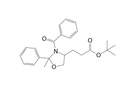 3-(3-Benzoyl-2-phenyl-2-methyloxazolidine-4-yl)-propionic acid tert-butyl ester