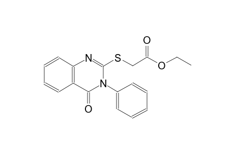 (4-Oxo-3-phenyl-3,4-dihydro-quinazolin-2-ylsulfanyl)-acetic acid ethyl ester