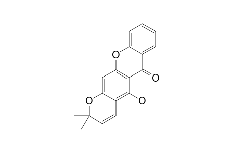 5-HYDROXY-2,2-DIMETHYLPYRANO-[3,2-C]-XANTHEN-6(2H)-ONE