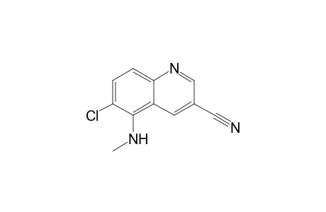 3-Cyano-6-chloro-5-methylaminoquinoline