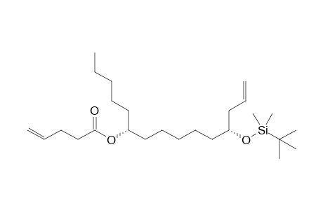 4'-[(t-Butyldimethylsilyl)oxy]pentadec-1'-en-10'-yl Pent-4-enoate