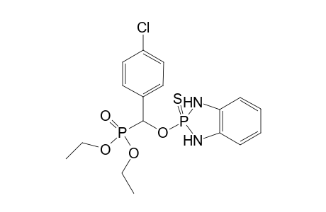 2-[(P,P-Diethoxy)phosphono(p-chlorobenzyl)oxy]-1,3,2-benzoxazaphosphole - 2-sulfide