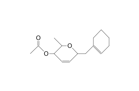 1-Cyclohexenyl-methyl C-4-O-acetyl-1,2,3-trideoxy-L-rhamno-hex-2-eno-A-pyranoside