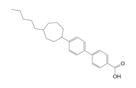 4'-(4-pentylcycloheptyl)[1,1'-biphenyl]-4-carboxylic acid