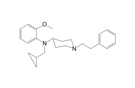 N-Cyclopropylmethyl-N-(2-methoxyphenyl)-1-(2-phenylethyl)piperidin-4-amine
