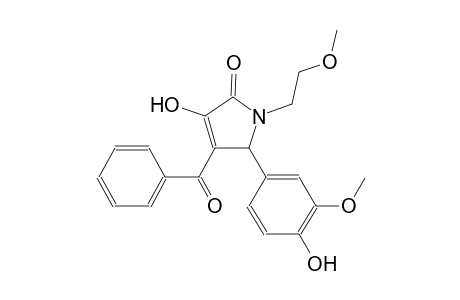 4-Benzoyl-3-hydroxy-5-(4-hydroxy-3-methoxyphenyl)-1-(2-methoxyethyl)-1,5-dihydro-2H-pyrrol-2-one