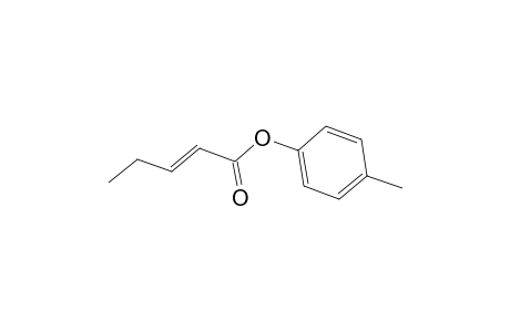 2-Pentenoic acid, 4-methylphenyl ester