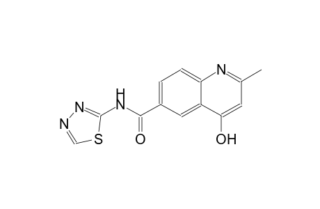 6-quinolinecarboxamide, 4-hydroxy-2-methyl-N-(1,3,4-thiadiazol-2-yl)-
