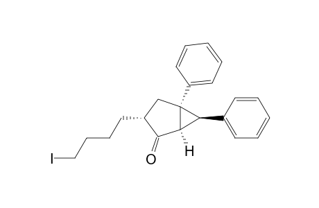 Bicyclo[3.1.0]hexan-2-one, 3-(4-iodobutyl)-5,6-diphenyl-, (1.alpha.,3.alpha.,5.alpha.,6.beta.)-