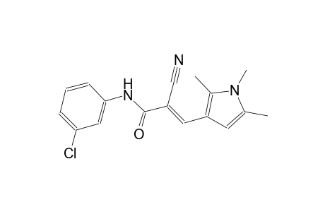 (2E)-N-(3-chlorophenyl)-2-cyano-3-(1,2,5-trimethyl-1H-pyrrol-3-yl)-2-propenamide