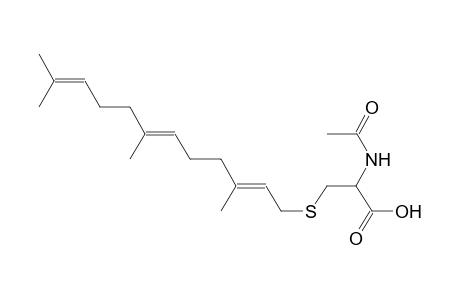 2-Acetylamino-3-(3,7,11-trimethyl-dodeca-2,6,10-trienylsulfanyl)-propionic acid