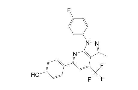 phenol, 4-[1-(4-fluorophenyl)-3-methyl-4-(trifluoromethyl)-1H-pyrazolo[3,4-b]pyridin-6-yl]-