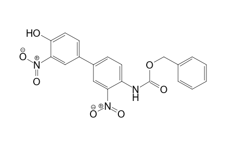 Carbamic acid, N-(4'-hydroxy-3,3'-dinitro[1,1'-biphenyl]-4-yl)-, phenylmethyl ester