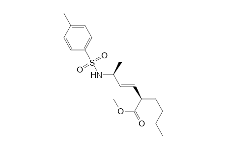 (E,2R,5S)-2-butyl-5-(tosylamino)hex-3-enoic acid methyl ester