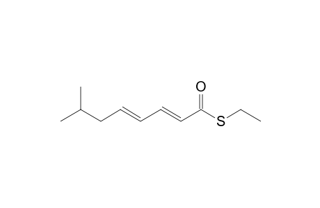 (2E,4E)-S-Ethyl 7-methylocta-2,4-dienethioate