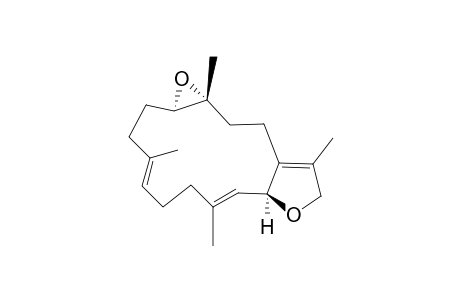 (+)-Isosarcophytoxide