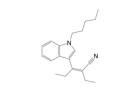 (z)-3-(1-Pentyl-3-indolyl)-2-ethyl-2-propenenitrile
