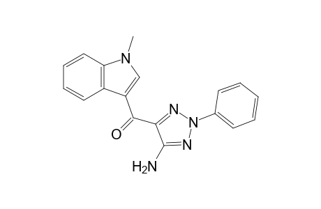 (5-Amino-2-phenyl-2H-1,2,3-triazol-4-yl)(1-methyl-1Hindol-3-yl)methanone