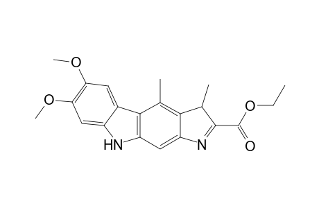 Ethyl 6,7-dimethoxy-3,4-dimethylpyrrolo[2,3-b]carbazole-2-carboxylate