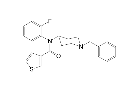 N-(1-Benzylpiperidin-4-yl)-N-(2-fluorophenyl)thiophene-3-carboxamide
