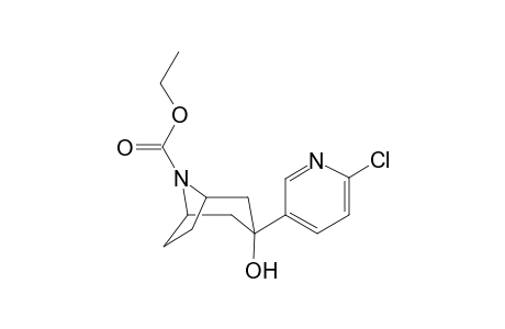 3-exo-5'-(2'-Chloropyridinyl)-8-(ethoxycarbonyl)-8-azabicyclo[3.2.1]octane