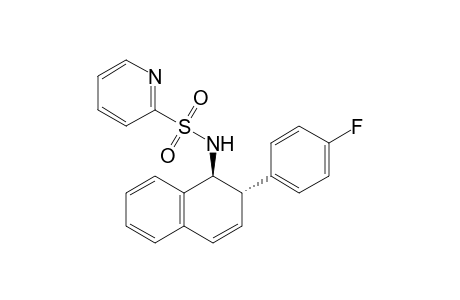 (1S*,2S*)-2-(4-Fluorophenyl)-N-[(2'-pyridyl)sulfonyl]-1,2-dihydronaphthalen-1-amine