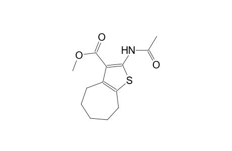 methyl 2-(acetylamino)-5,6,7,8-tetrahydro-4H-cyclohepta[b]thiophene-3-carboxylate