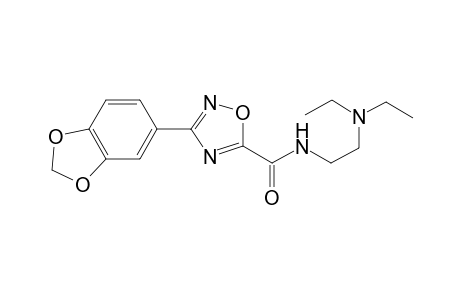 1,2,4-Oxadiazole-5-carboxamide, 3-(1,3-benzodioxol-5-yl)-N-[2-(diethylamino)ethyl]-