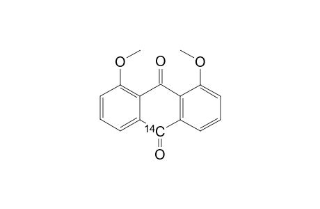 [10-(14)-C]-1,8-Dimethoxy-9,10-anthracenedione