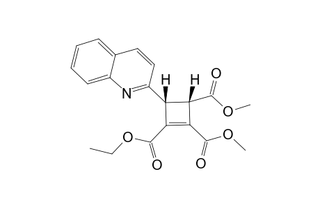 (3S,4R)-4-(2-quinolinyl)cyclobutene-1,2,3-tricarboxylic acid O1-ethyl ester O2,O3-dimethyl ester