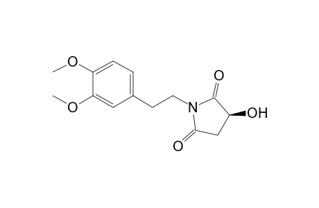 (3S)-1-[2-(3,4-Dimethoxyphenyl)ethyl]-3-hydroxypyrrolidine-2,5-dione