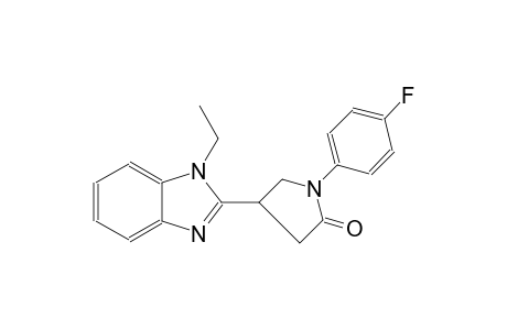 2-pyrrolidinone, 4-(1-ethyl-1H-benzimidazol-2-yl)-1-(4-fluorophenyl)-