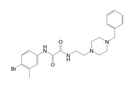 N~1~-[2-(4-benzyl-1-piperazinyl)ethyl]-N~2~-(4-bromo-3-methylphenyl)ethanediamide