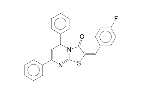 2-(4-Fluorobenzylidene)-5,7-diphenyl-5H-thiazolo[3,2-a]pyrimidin-3(2H)-one