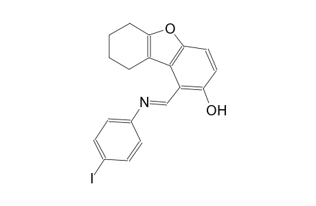 1-{(E)-[(4-iodophenyl)imino]methyl}-6,7,8,9-tetrahydrodibenzo[b,d]furan-2-ol