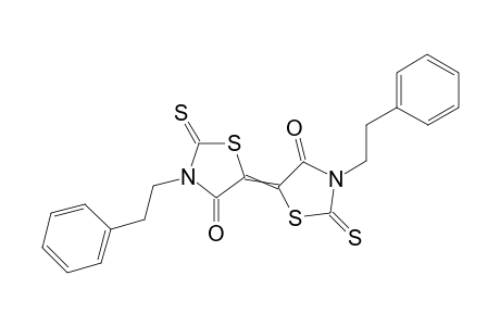 3,3'-diphenethyl-2,2'-dithioxo-[5,5']bithiazolidinylidene-4,4'-dione