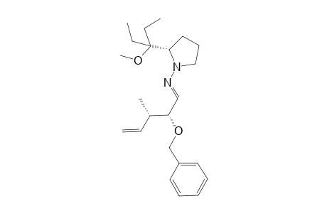 (E)-[(2R,3S)-2-benzoxy-3-methyl-pent-4-enylidene]-[(2S)-2-(1-ethyl-1-methoxy-propyl)pyrrolidino]amine