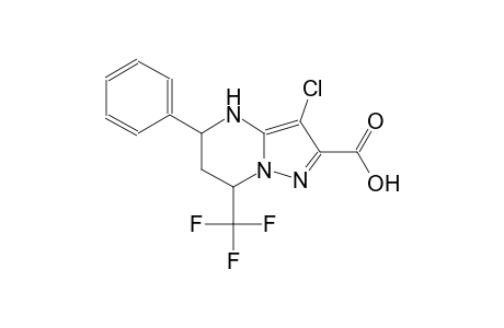 Pyrazolo[1,5-a]pyrimidine-2-carboxylic acid, 3-chloro-5-phenyl-7-trifluoromethyl-4,5,6,7-tetrahydro-