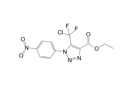 5-Chlorodifluoromethyl-1-(4-nitrophenyl)-1H-1,2,3-triazole-4-carboxylic acid ethyl ester