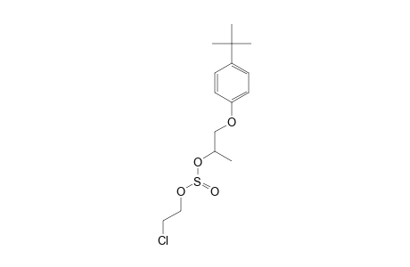 Sulfurous acid, 2-chloroethyl 2-[4-(1,1-dimethylethyl)phenoxy]-1-methylethyl ester