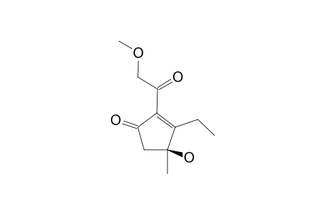 3-ETHYL-4-HYDROXY-2-(2-METHOXYETHANOYL)-4-METHYLCYCLOPENT-2-ENONE