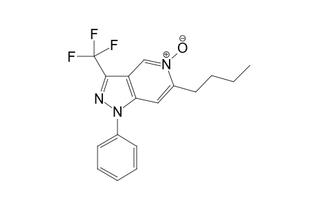 6-Butyl-1-phenyl-3-(trifluoromethyl)-1H-pyrazolo[4,3-c]pyridine 5-oxide