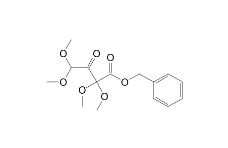 Benzyl 2,2,4,4-Tetramethoxyl-3-oxobutanoate