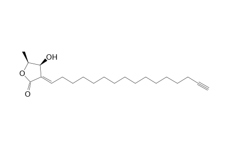 2(3H)-Furanone, 3-(15-hexadecynylidene)dihydro-4-hydroxy-5-methyl-, [4S-(3E,4.alpha.,5.alpha.)]-