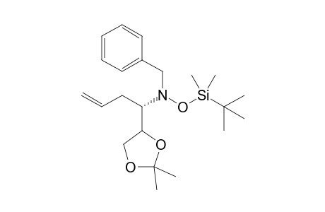 (S,R*,R*)-N-[(t-Butyl)dimethylsilyloxy]-2,2-dimethyl-N-(phenylmethyl)-.alpha.-(2'-propenyl)-1,3-dioxolane-4-methanamine